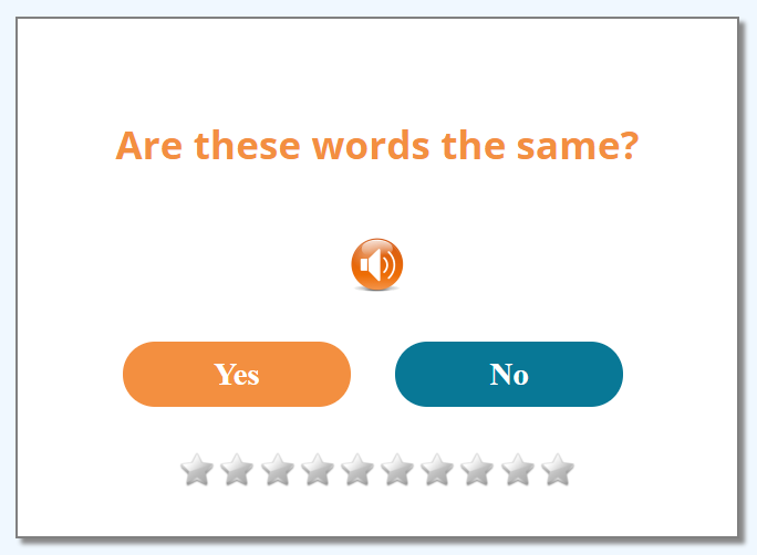 Auditory Discrimination